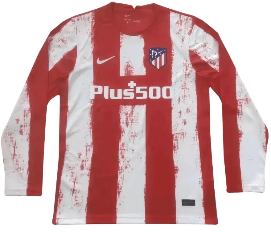 Camisa I Atletico de Madrid 2021 2022 Home manga comprida